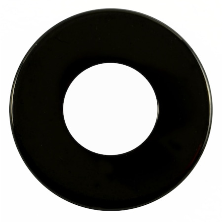 Midwest Fastener Flat Washer, For Screw Size #10 , Steel Black Chrome Finish, 15 PK 34401